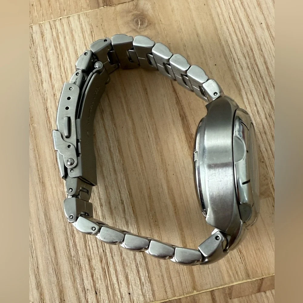 Fossil big tic AM-3553 stainless steel watch